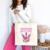 City Creek Prints Coquette Country Music Canvas Tote Bag - 15x16 - Natural - 2 of 2