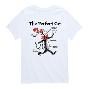 Boys' - Dr. Seuss - Cat in the Hat The Perfect Cat Short Sleeve Graphic T-Shirt - 1 of 4