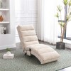 PAGED Modern Indoor Massage Accent Lounge Chair with Remote Control,Comfy Long Chaise Sleeper Chair for Living Room,Bedroom - 2 of 4