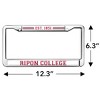 Ripon College Full Size Standard License Plate Metal Frame - 4 of 4