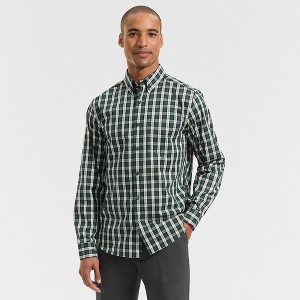 Lands' End Men's Traditional Fit Long Sleeve Travel Kit Shirt - 1 of 4
