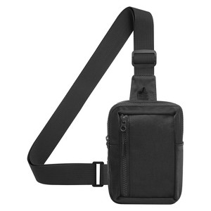 Unique Bargains Small Anti Theft Crossbody Sling Backpack Nylon Chest Bag Fanny Pack 1 Pc - 1 of 4