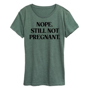 Women's - Instant Message - Sassy Holidays Nope Still Not Engaged Short Sleeve Graphic T-Shirt - 1 of 4
