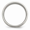 Black Bow Jewelry Titanium and 14K Gold, 8mm Flat Unisex Comfort Fit Band - 2 of 4