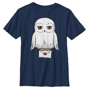 Boy's Husky Harry Potter Cartoon Hedwig Letter - 1 of 3