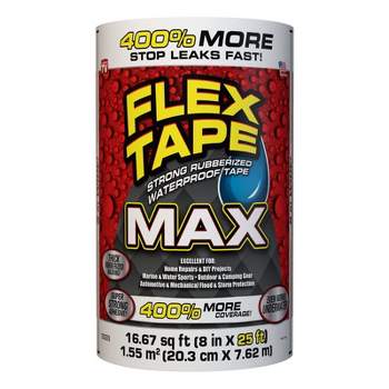 FLEX TAPE Waterproof Tape, Clear, 4-In. x 5-Ft.