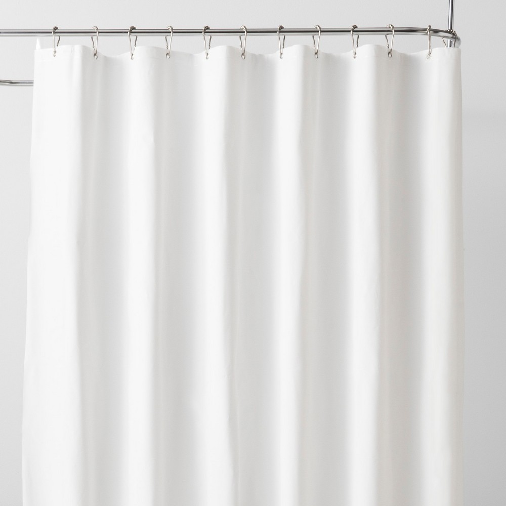 6 Gauge Peva Shower Liner White 71"X71" - Made By Design