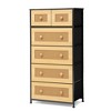 Crestlive Products 6-drawer Vertical Dresser Storage Tower with Sturdy Steel Frame, Wood Top, Easy Pull Fabric Bins - 2 of 4