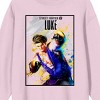 Street Fighter VI Luke In Frame Crew Neck Long Sleeve Cradle Pink Adult Sweatshirt - 2 of 2