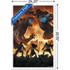 Trends International Justice League vs. Godzilla vs. Kong - Fight Framed Wall Poster Prints - 3 of 4