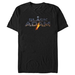 Men's Black Adam Lightening Logo T-Shirt - 1 of 4