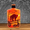 Stony Creek 8.0 Inch Halloween Pre-Lit Glass Bottle Moon Witch Bats Novelty Sculpture Lights - 2 of 4