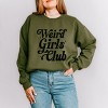 Weird Girls Club Distressed - Women's Graphic Sweatshirt - 3 of 4