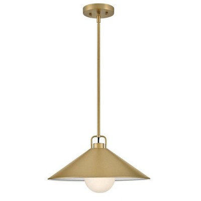 Lark Milo 1 - Light Pendant in  Lacquered Brass