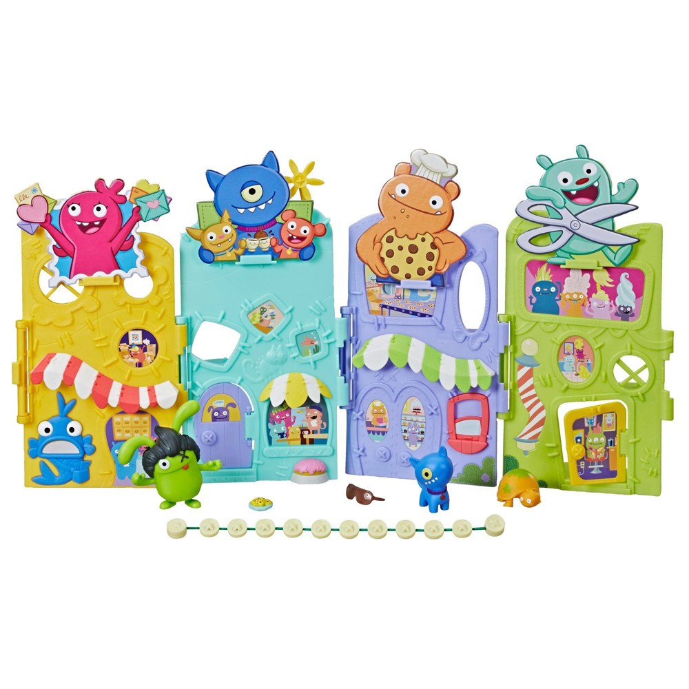 UPC 630509778935 product image for UglyDolls Uglyville Unfolded Main Street Playset and Portable Tote, 3 Figures an | upcitemdb.com