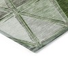 Green And Fern Green Geometric Washable Indoor Outdoor Area Rug - 4 of 4
