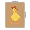 Amanti Art Daphne the Cowgirl Duckling by Anyone Can Yeehaw Canvas Wall Art Print Framed - 3 of 4