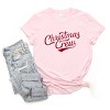 Christmas Crew Cursive - Women's Short Sleeve Graphic T-Shirt - 2 of 4