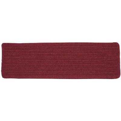 Colonial Mills Courtyard CY54 Cedar Red 8"x28" - Area Rug
