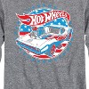 Boys' - Hot Wheels - Red, White and Blue Muscle Car Long Sleeve Graphic T-Shirt - 2 of 4