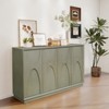 Bella Depot 4-Door Wooden Cabinet with Adjustable Shelves - 2 of 4