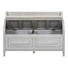 Cesicia Rustic Style Solid wood Entryway Multifunctional Storage Bench with Safety Hinge - 3 of 4