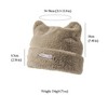 Anna-Kaci Women's Fuzzy Cat Ear Beanie - Soft Plush Winter Hat - 3 of 3
