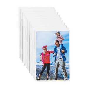 Unique Bargains PP Pocket Design Magnetic Frames for Refrigerator 10 Pcs 2.5" x 3.5" - 1 of 4
