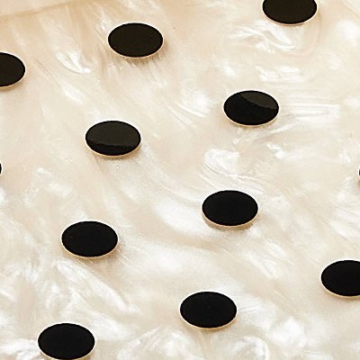 Acrylic Square Scallop Edge Polka Dot Jewelry Tray - A New Day™ Cream ...