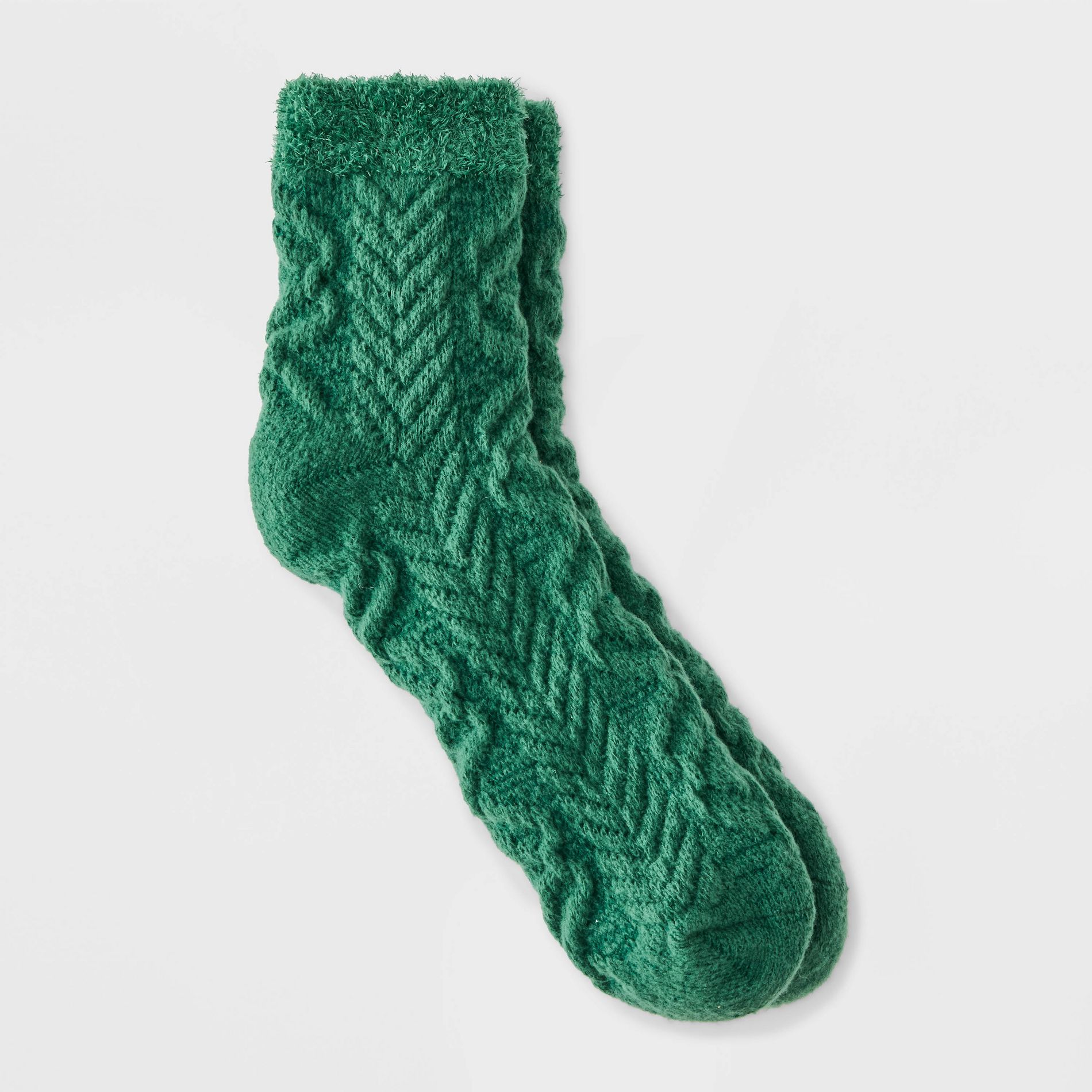 Women's Super Soft Herringbone Textured Double Lined Cozy Ankle Socks - Auden™