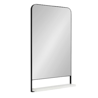 Kate and Laurel Chadwin Modern Arched Mirror with Marble Shelf, 20