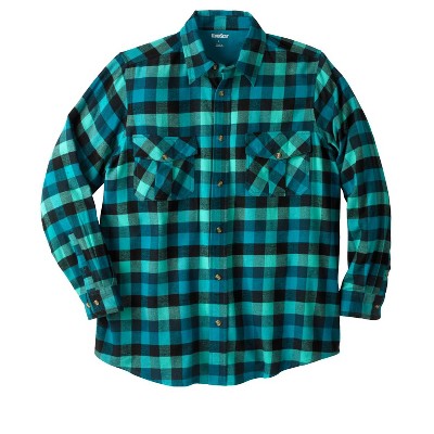 KingSize Men's Big & Tall Signature Plaid Flannel Shirt