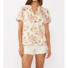 Women's Floral Puff Sleeve Top - LOVESTITCH - 4 of 4