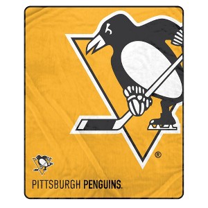 NHL Pittsburgh Penguins 50"x60" Center Ice Ultra Soft Blanket - 1 of 2