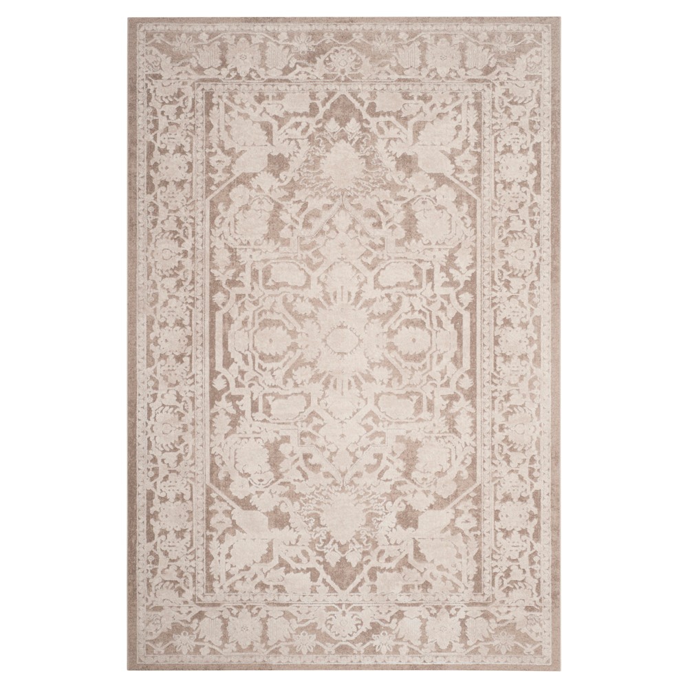  Danika Floral Loomed Accent Rug Beige/Cream