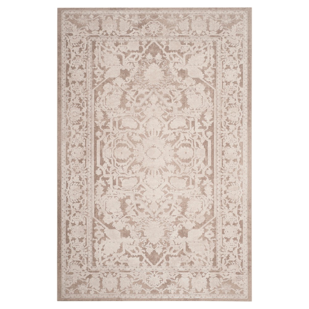 3'x5' Danika Floral Loomed Accent Rug Beige/Cream - Safavieh