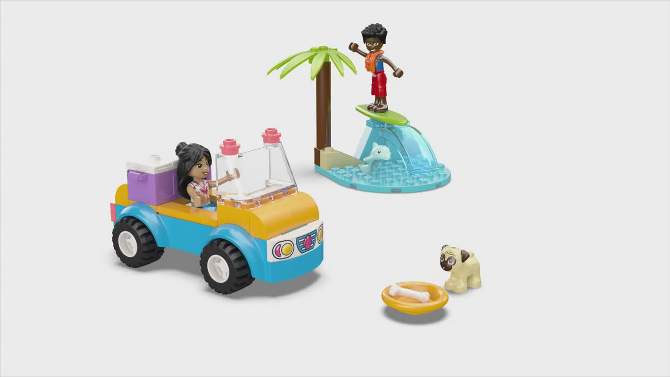 LEGO Friends Beach Buggy Fun Car Building Toy 41725, 2 of 9, play video