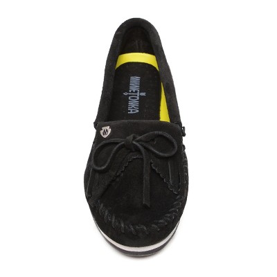 target black loafers