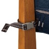 21" x 19" x 5" Montlake Water-Resistant Patio Seat Cushion Slip Cover Heather Indigo Blue - Classic Accessories - 3 of 4
