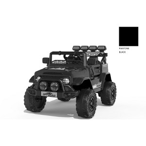 12V Ride On Truck Car, Kids Electric Vehicle Remote Control, Powered Ride On Toy Truck with Spring Suspension, 3 Speeds, Lights, Music for Kids 3-9 - 1 of 1