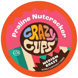 Crazy Cups Praline Nutcracker Flavored Coffee Pods - 1 of 4