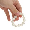 Unique Bargains Elegant Ribbon Pearl Hair Elastic Band 1 Pc - 4 of 4