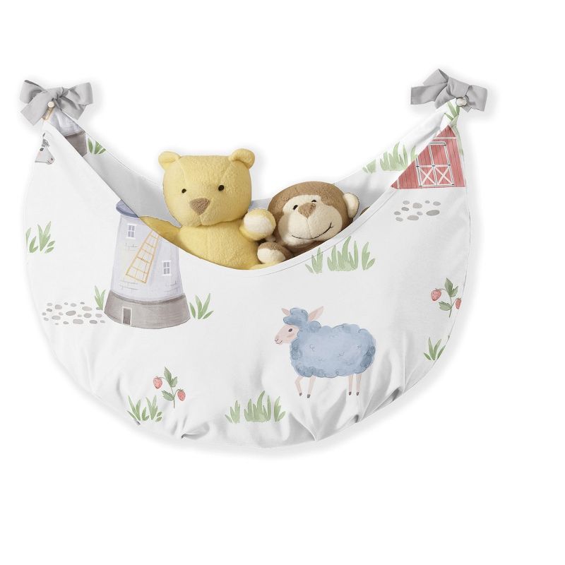 Sweet Jojo Designs Boy or Girl Gender Neutral Unisex Baby Crib Bedding Set - Farm Animals 11pc, 5 of 8