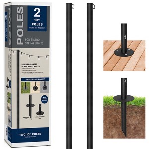 Excello Global Products Retail Packaging - Light Pole 2 Pack - 1 of 4