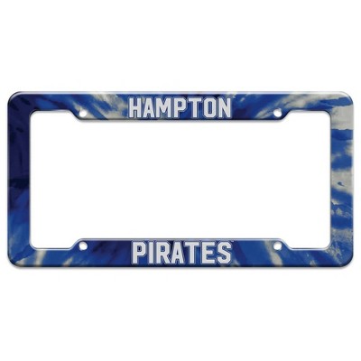 Hampton University Tie-Dye License Plate Tag Frame