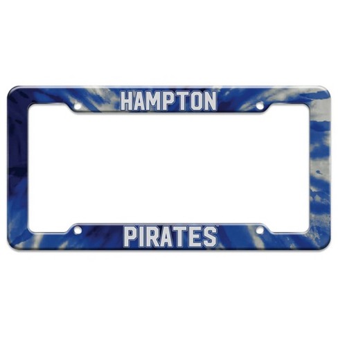 Hampton University Tie-Dye License Plate Tag Frame - image 1 of 4