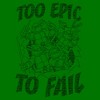 Men's Teenage Mutant Ninja Turtles Distressed Too Epic To Fail T-Shirt - 2 of 4