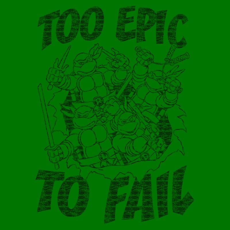 Men's Teenage Mutant Ninja Turtles Distressed Too Epic To Fail T-Shirt, 2 of 6