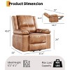 GOCAPTAIN PU Leather Lift Recliner for Elderly & Mobility Impaired, Adjustable Back and Legs, Heavy Duty Lift Chair for Seniors - 2 of 4