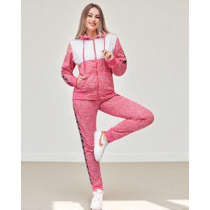Women's Sweatsuit Love Stripe Outfit - 1 of 4